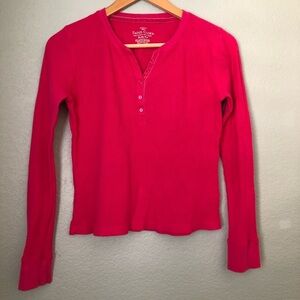 VTG Faded Glory Girl Fuschia Pink Thermos Long Sleeve 14-16 XL